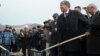 Президент КР Алмазбек Атамбаев, Нарын, 27 октября 2012 года.