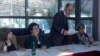 მარცხნიდან: ნინო კალანდარიშვილი, ლირა კოზაევა,
კოსტა ძუგაევი, პოლა გარბი.