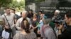Chechnya, Grozny, Meeting of relatives of missing people. 01June2012