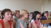 Учителя школы №9 в суде. Темиртау, 11 августа 2011 года.