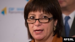Finance Minister Natalie Jaresko
