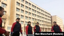 Қытай билігі көрсеткен "саяси тәрбиелеу орталығы".
