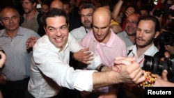 Lider SIRIZE Alexis Tsipras, maj 2012.