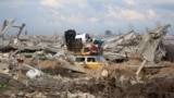  Netzarim korridoryndan geçýän palestinalylar. 9-njy fewral, 2025.