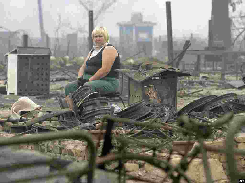 Selo Mokhovoye, 31.07.2010. - Foto: AFP / Artyom Korotayev