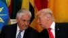 Secretarul de stat Rex Tillerson alături de președintele Donald Trump