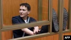 Надія Савченко під час засідання суду. Архівне фото