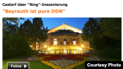 Pagina din Der Spiegel on-line cu interviul lui Frank Castorf