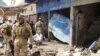 The aftermath of one of many explosions that rocked Iraq earlier this week. 