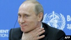 Vladimir Putin la prima conferință globală asupra stilului de viață sănătos şi a controlului bolilor netransmisibile, Moscova, 18 aprilie 2011