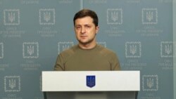 Zelenski u jednom od obraćanja naciji tokom 24. februara 2022.
