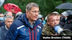 Радий Хәбиров Куштауда активистлар белән очрашуда, 16 август 2020