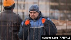 Рабочы камунальнай гаспадаркі ў Менску. Архіўнае фота