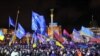 În Piața Independenței la Kiev