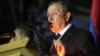Armenia - Former President Levon Ter-Petrosian addresses an opposition rally in Yerevan's Liberty Square, 20Apr2012.
