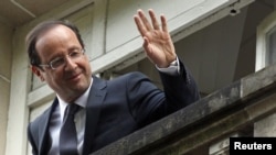 France - Олланд Франсуа харжамийн жамIаш девззинчу миноташкахь, Париж, 07Заз2012