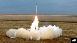 A Russian Iskander-K missile is launched during a military exercise in Russia. (file photo)