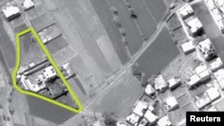 Vedere aeriană a complexului rezidențial în care se ascundea Osama bin Laden la Abbotabad