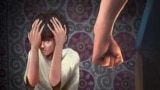 Illustration on the topic of violence against kids in Central Asia. Produced by Roman Kim
