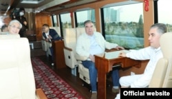 Президенты стран Центральной Азии в Туркменистане.
