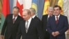Russia -- Participants of the informal Commonwealth of Independent States (CIS) summit in Moscow, 22Feb2008 