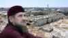 Глава Чечни Рамзан Кадыров на фоне Омейядской мечети (коллаж)
