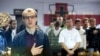 Сустаршыня «Маладога фронту» Зьміцер Дашкевіч і іншыя сябры актывісты арганізацыі, падчас зьезду 12 верасьня 2015 году