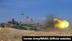 له اذربایجان سره پر ګډه پوله د ایران پوځي تمرینات