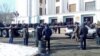 Похороны сепаратиста Михаила Толстых по кличке «Гиви». Донецк, 10 февраля 2017 года