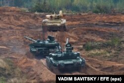 Военный полигон под Лугой, учения "Запад-2017"
