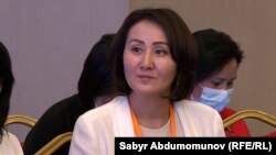 Gyrgyzystanyň prezidenti Sadyr Žaparowyň aýaly Aýgül Žaparowa