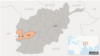 The attack occurred in the western Afghan province of Farah (marked in orange)