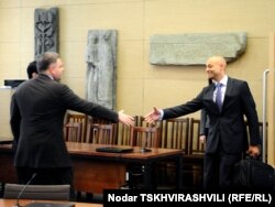 ჯეიმს აპატურაისა და გიორგი ბარამიძის შეხვედრა
