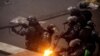 «Беркутівці» стріляють по активістах Євромайдану у Києві. 20 лютого 2014 року