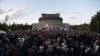 Armenia -- Three opposition parties holding a rally in Liberty Square, Yerevan, 10Oct2014