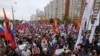 Орус оппозициясынын митингине чогулгандар. 20-сентябрь, 2015-жыл. 