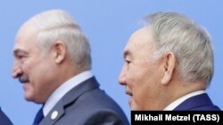 Александр Лукашенко мен Нұрсұлтан Назарбаев.