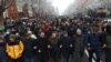 Thousands of opposition supporters demonstrated in Yerevan on February 20 to demand Prime Minister Nikol Pashinian's resignation.