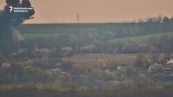 The Moment An OSCE Vehicle Explodes In Ukraine