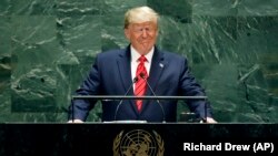 Președintele american Donald Trump la Adunarea Generală ONU, 24 septembrie 2019