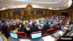 Armenia - A session of the National Assembly in Yerevan.