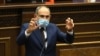 Armenia - Prime Minister Nikol Pashinian speaks during the Armenian government's question-and-answer session in parliament, Yerevan, September 16, 2020.