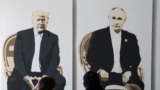 Krymda prezidentler Tramp, Putin we Si dagy şekillendirilen çeper eserler sergisi açyldy