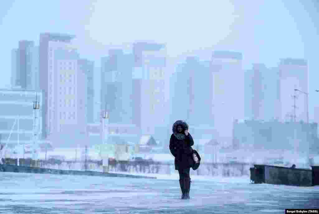 Among the biggest challenges for people relocating to Astana were the brutal winters -- only Mongolia’s capital, Ulan Bator, is colder -- and the winds that drive in across the plains.