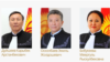 Карыбек Дүйшеев, Эмил Өскөнбаев жана Мээргүл Бобукеева.