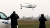 An OSCE drone on a test flight near Mariupol in October 2014