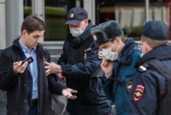 На улицах Москвы. 9 апреля 2020 года