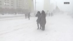 Буран в Астане: в городе введён режим ЧС
