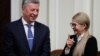 Голова «Опоблоку» Юрій Бойко і керівник партії «Батьківщина» Юлія Тимошенко. Київ, 1 листопада 2018 року