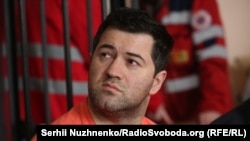 Roman Nasirov at his Kyiv court hearing on March 6.